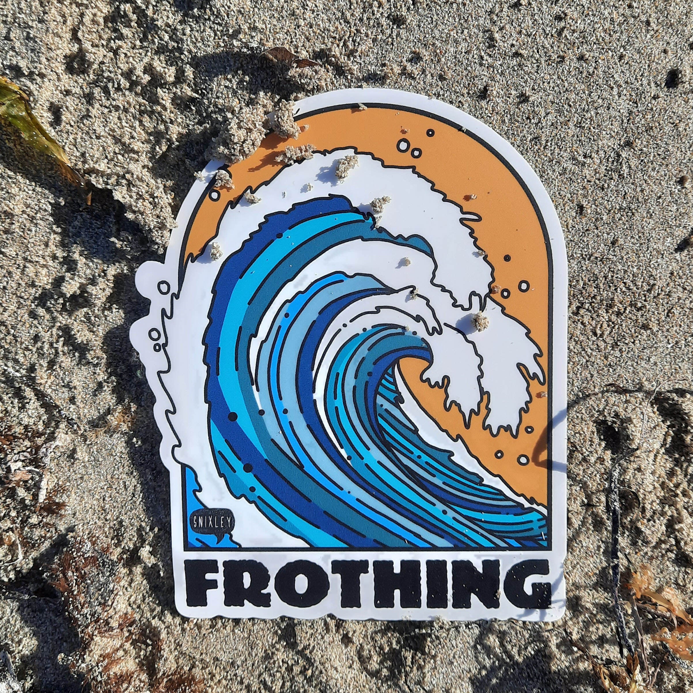 Hydro flask hot sale wave sticker